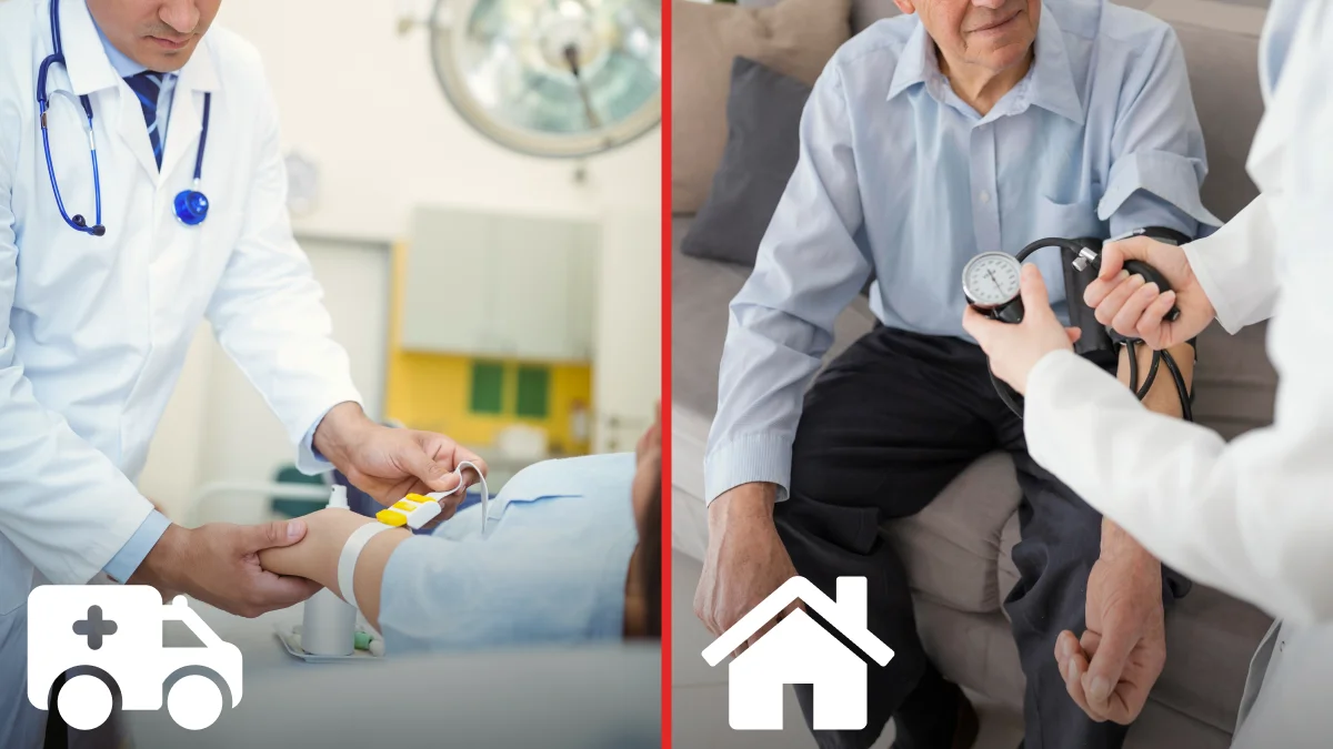 Médico a domicilio vs urgencias: diferencias